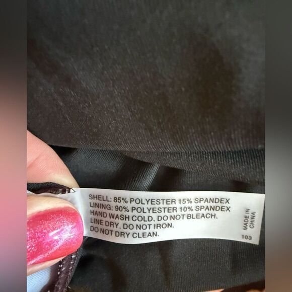 Tempt Me Leopard Two Piece Tankini Set Tummy Control High Neck Top NWT - Picture 7 of 7